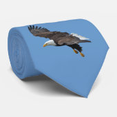 Cravate Flying Bald Eagle Wildife Photo 3 (Roulé)