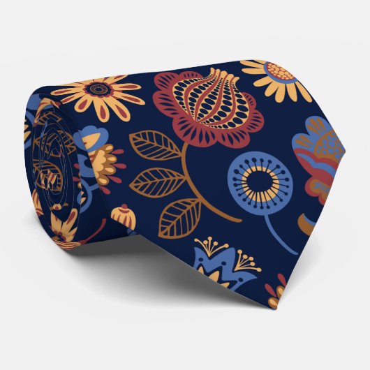 Cravate Folk Rustique (Roulé)