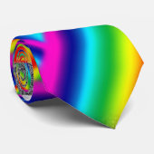 Cravate folle d'arc-en-ciel (Roulé)
