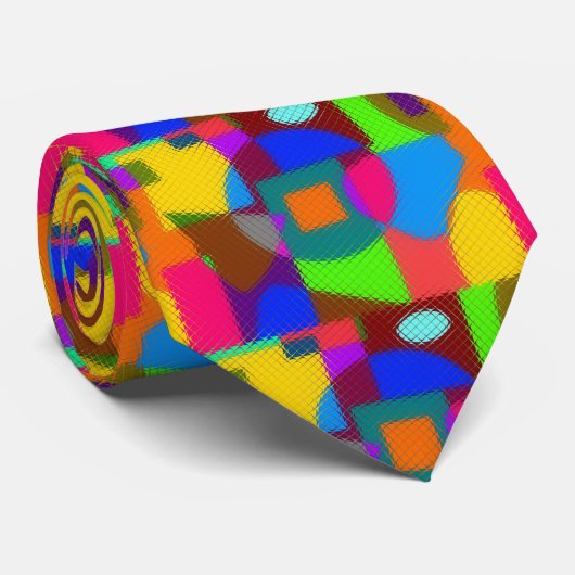 Cravate folle et colorée (Roulé)