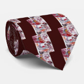 Cravate FOLLET MAGIQUE DE CHAMPIGNONS Imaginaire Floral Ro (Roulé)