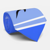 Cravate Fonctionnement bleu (Roulé)