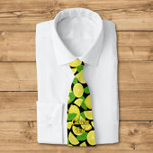 Cravate Fond citron