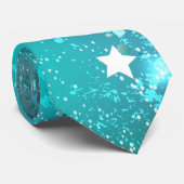 Cravate Fond de feuille de turquoise à la menthe (Roulé)