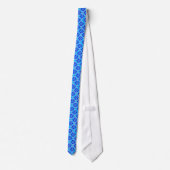 Cravate Fond d'écran Art déco Motif, bleu cérulean (Dos)