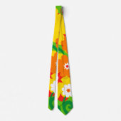Cravate Fond d'écran Funky Flower Power (Dos)