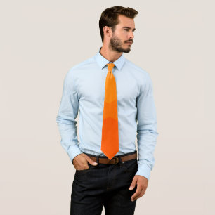 Cravate Fond orange