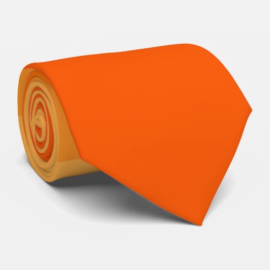 Cravate Fond orange (Roulé)