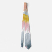 Cravate Fond pastel abstrait (Dos)