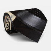 Cravate Fonds de disques vinyles (Roulé)