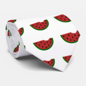 Cravate food slice fruit bitten watermelon (Roulé)