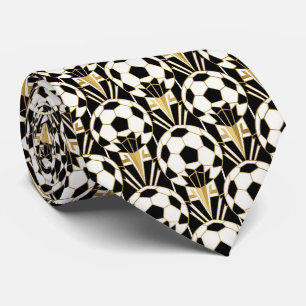 Cravate Football Faux Soie Gentleman Joueur de Sport