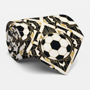 Cravate Football Faux Soie Gentleman Joueur de Sport