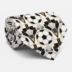 Cravate Football Faux Soie Gentleman Joueur de Sport
