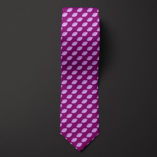 Cravate Football monochromatique violet