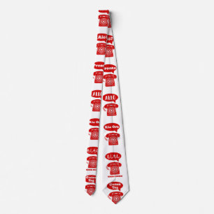 Cravate Foreign Language greetings telephone pattern