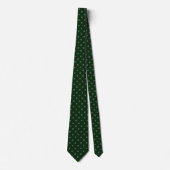 Cravate Forest Green Polka Dot  (Devant)