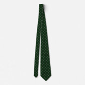 Cravate Forest Green Polka Dot  (Dos)