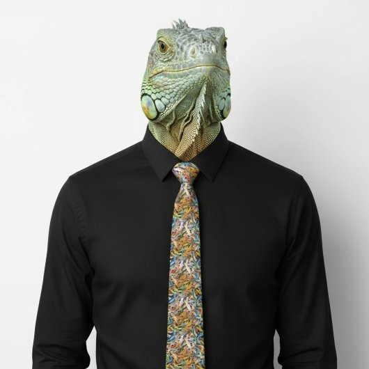 Cravate forest lizard clump