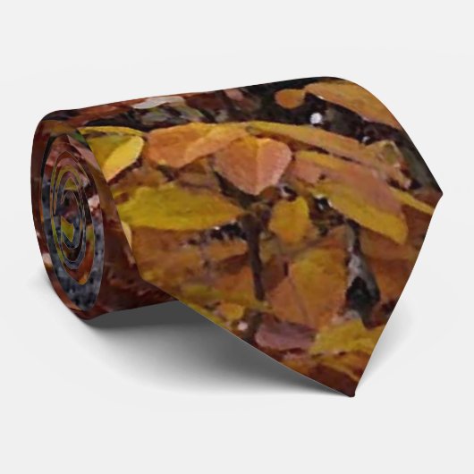 Cravate Forêt d'arbre de hêtre (Roulé)