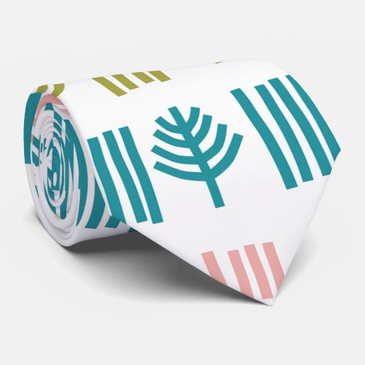 Cravate Forêt de Noël (Roulé)