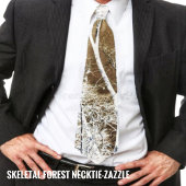 Cravate Forêt squelettique