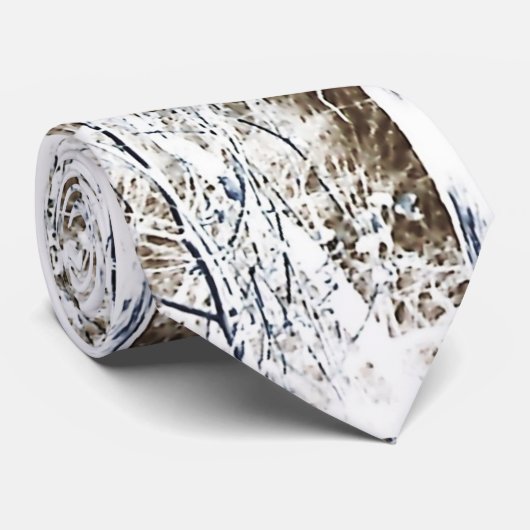 Cravate Forêt squelettique (Roulé)