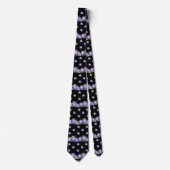 Cravate Forget-me-not black tie (Devant)