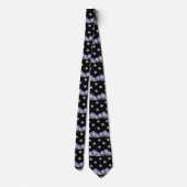 Cravate Forget-me-not black tie (Dos)