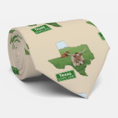 Cravate Forme Texas Et Longhorn Steer (Roulé)
