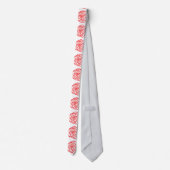 Cravate formelle Rose Rouge (Dos)