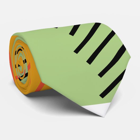 Cravate Formes Abstraites (Roulé)