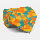 Cravate Formes Abstraites mosaïque 310722 (Roulé)