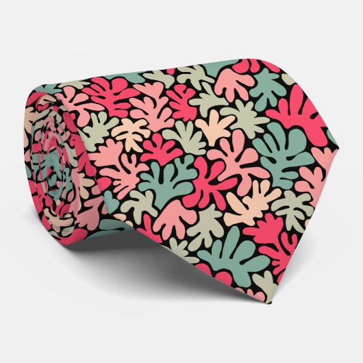 Cravate Formes biologiques Abstrait 240822 - Colors02 sur (Roulé)