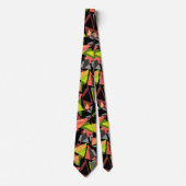 Cravate Formes de triangles géométriques sans couture (Devant)