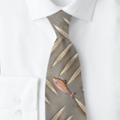 CRAVATE FORMES D'IVOIRE GRAY KIPPER EN CUIVRE