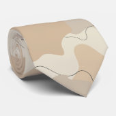 Cravate Formes d'un arrière - plan beige (Roulé)