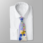 Cravate Formes géométriques magnifiques Motif floral (Attaché)