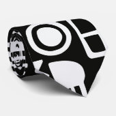 Cravate Formes Modernes Abstraites de Doodles (Roulé)