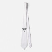 Cravate Formes simples Géométrie Tête d'éléphant (Devant)