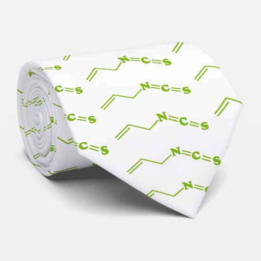 Cravate Formule moléculaire d'isothiocyanate d'allylique (Roulé)