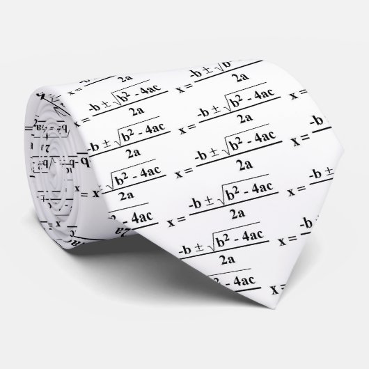 Cravate Formule quadratique (Roulé)