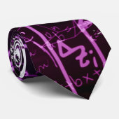 Cravate Formules dans l'espace mathématique (Roulé)