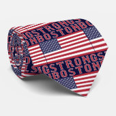 Cravate FORTE de drapeau de BOSTON États-Unis (Roulé)