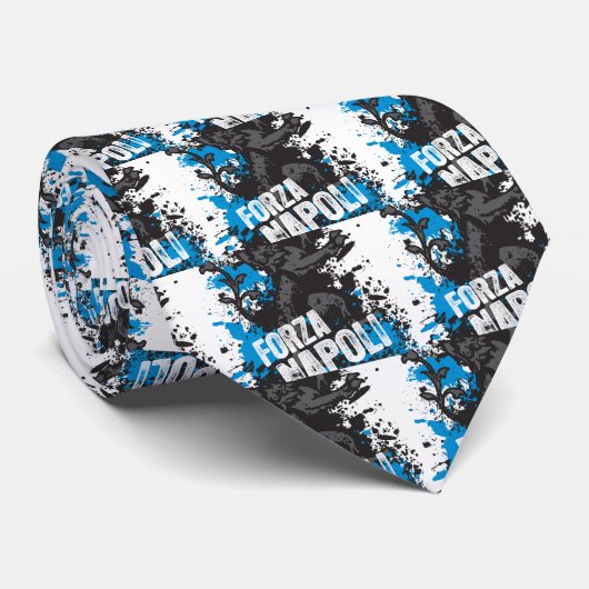 Cravate Forza Napoli (Roulé)