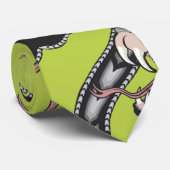 Cravate Fosse de vipère - Vert (Roulé)