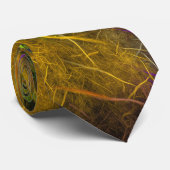 Cravate Foudre fractale (flamme de tempête) (Roulé)