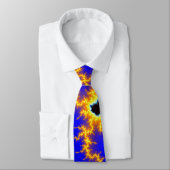 Cravate Foudre orange (cravate) (Attaché)