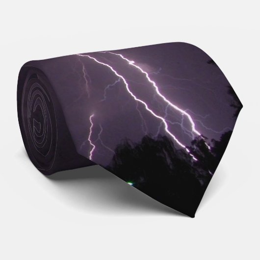 Cravate Foudre pourpre (Roulé)