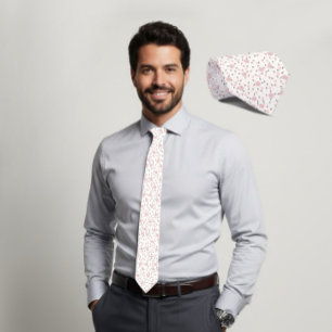 Cravate Foulard géométrique Blush Hexagon & Dark Triangle